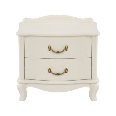 Прикроватная тумбочка Джульетта (2 ящика)  молочный дуб Ls