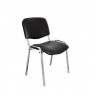 Стул для посетителей ИЗО хром кожзам V14 черный