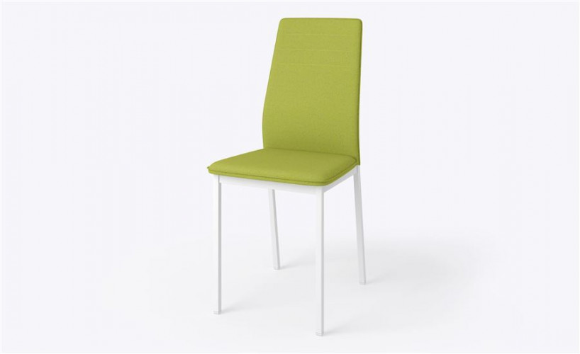 КВИРК П Стул Светло-зеленый/Белый, текстиль