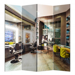 Ширма 1611-4 "Барбершоп" (4 панели)