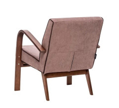 Кресло Шелл (Орех антик / ткань Antonio Desert, кант Antonio Bitter)
