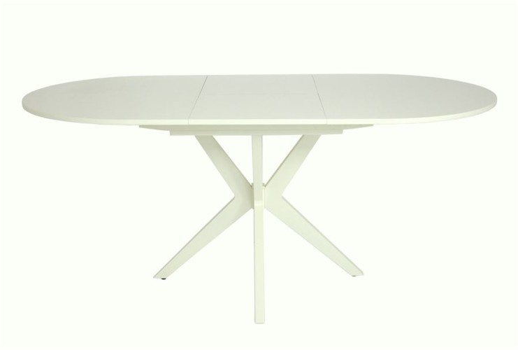 Стол "Астерия" (Эмаль 11 /шпон Бук) 1300(1750)*900