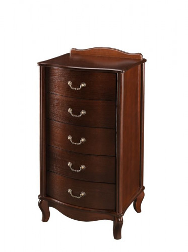 Комод Джульетта узкий (5 ящиков) Орех Ls