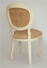 Стул "Орион-2" п/м (Слоновая кость, матовый / Андрис 160/беж) патина золото