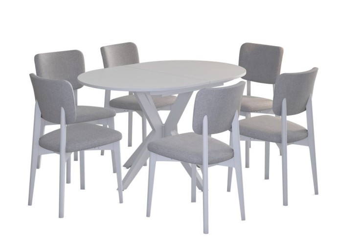 Стол "Астерия" (Белый) 1300 (1750) * 900