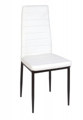 Стул С-105 PIXEL (WHITE PU) ноги чёрные