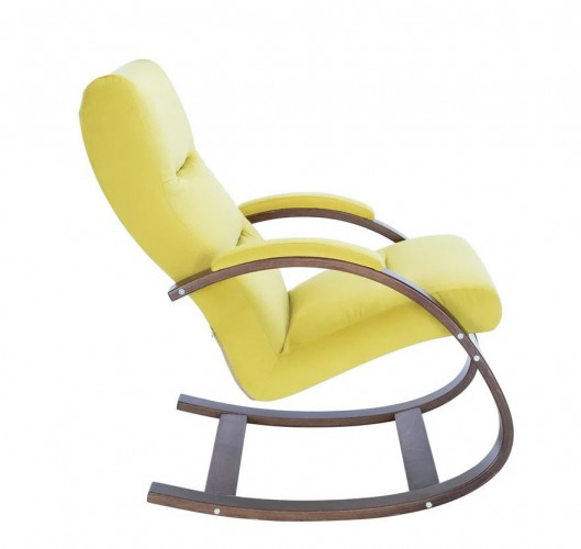 Кресло-качалка Милано  (Орех текстура/ткань V 28)