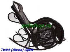 Кресло-качалка из ротанга Twist (Alexa)