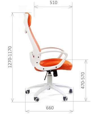 Кресло Chairman CH-840 White