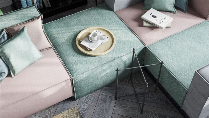 Стол журнальный Кнуд (Дуб санремо/Чёрный)