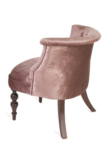 Кресло Бархат (темный тон / 24 - розовый)