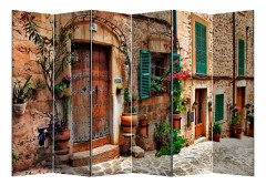 Ширма 1203-6 "Уютный дворик" (6 панелей)