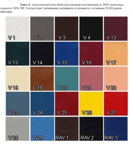 Стул для посетителей ИЗО хром кожзам V25 бордовый