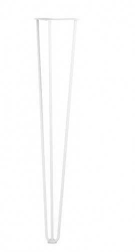 Стол для кафе Крис 750х750 ЛДСП белый\опоры белые