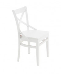 Стул жесткий "Соло" венский (Тон 9 Эмаль белая)