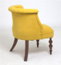 Кресло Бархат (темный тон / G07- желтый)