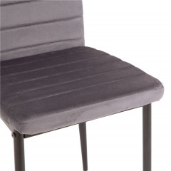 Стул С-105 PIXEL (Dark Grey velvet)