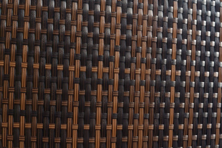 Шезлонг-лежак из иск ротанга Киото темно-коричневый BF