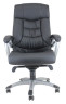 Кресло руководителя Аллегро экокожа серый МБ пласт ИМ