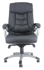 Кресло руководителя Аллегро экокожа серый МБ пласт ИМ