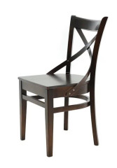 Стул жесткий "Соло" венский (Тон 7 Орех темный)