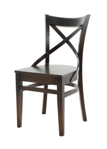 Стул жесткий "Соло" венский (Тон 7 Орех темный)