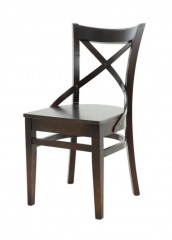 Стул жесткий "Соло" венский (Тон 7 Орех темный)