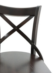 Стул жесткий "Соло" венский (Тон 7 Орех темный)