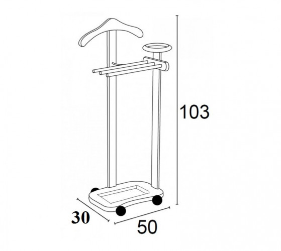 Вешалка костюмная Antimo (Arredamenti, Италия)