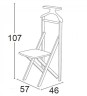 Складной стул-вешалка Arredamenti DUKA (Италия)