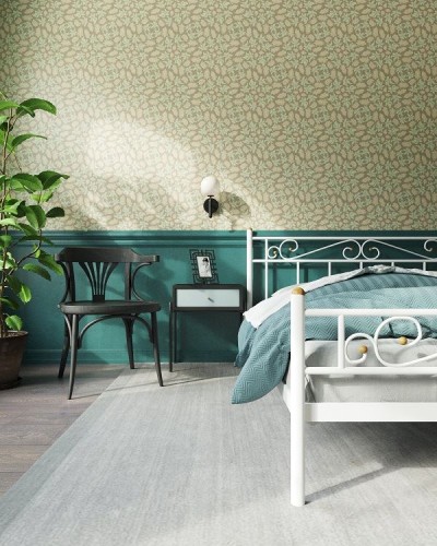 Кровать с изножьем "Франческа"  (160х200/ноги металл/цвет Белый)