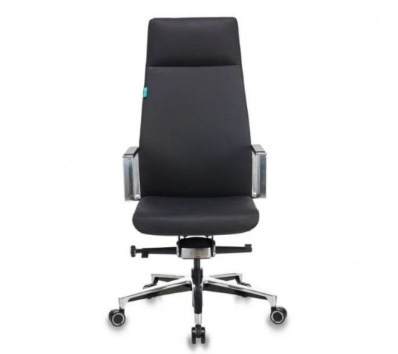 Компьютерное кресло руководителя JONS нат кожа черная ИМ