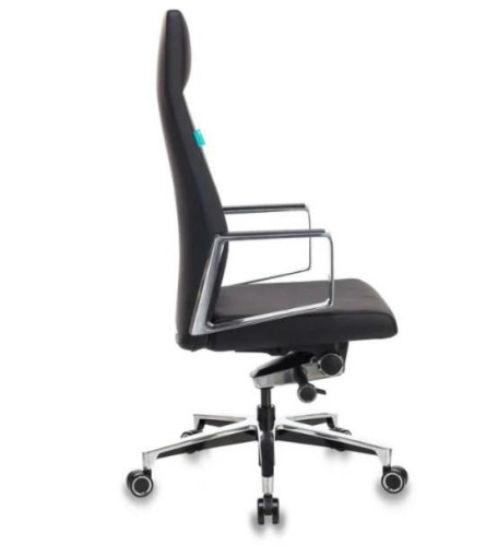 Компьютерное кресло руководителя JONS нат кожа черная ИМ