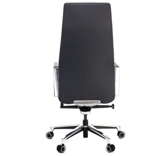 Компьютерное кресло руководителя JONS нат кожа черная ИМ