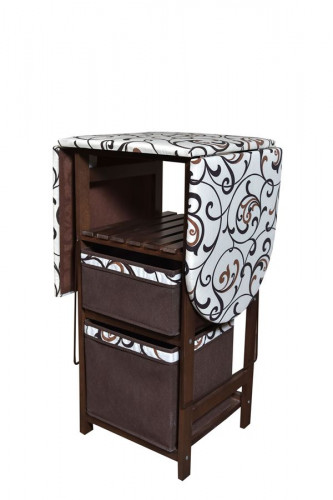 Комод гладильный Т-1М (Орех/обивка ткань №30)