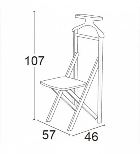 Складной стул-вешалка Arredamenti DUKA (Италия)