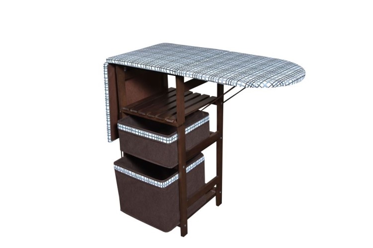 Комод гладильный Т-1М (Орех/обивка ткань №18)