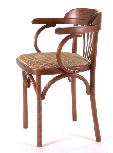 Стул Венский мягкий (средний тон, ткань 2 caramel)