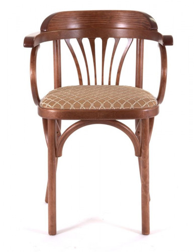 Стул Венский мягкий (средний тон, ткань 2 caramel)