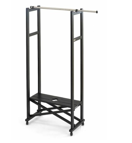 Вешалка напольная -штанга для одежды Arredamenti - ELIOS черный