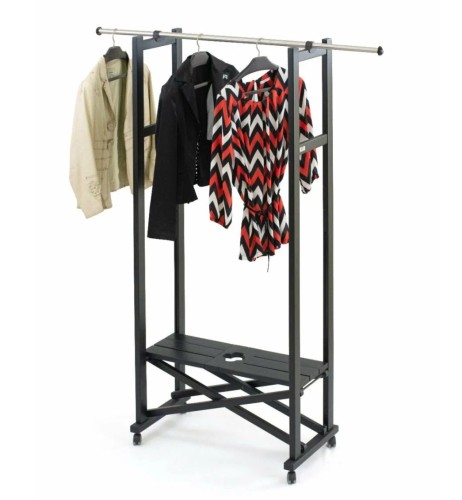 Вешалка напольная -штанга для одежды Arredamenti - ELIOS черный