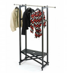 Вешалка напольная -штанга для одежды Arredamenti - ELIOS черный