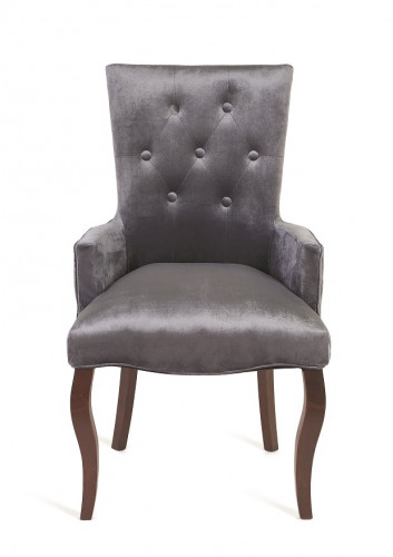 Кресло Виктория (темный тон / 36 - голубовато-серый)