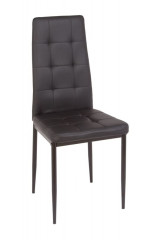 Стул С-1004 WINDY (BLACK PU) ноги черные