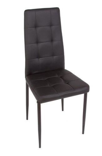 Стул С-1004 WINDY (BLACK PU) ноги черные