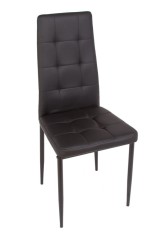 Стул С-1004 WINDY (BLACK PU) ноги черные