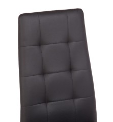 Стул С-1004 WINDY (BLACK PU) ноги черные