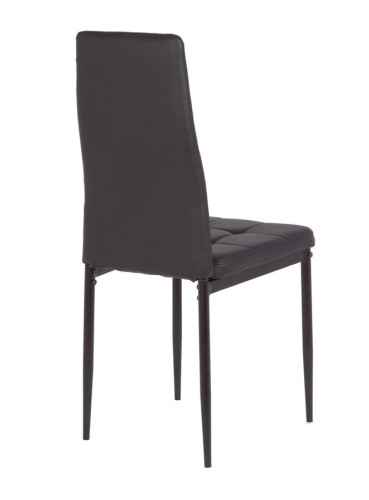 Стул С-1004 WINDY (BLACK PU) ноги черные