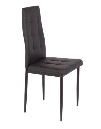 Стул С-1004 WINDY (BLACK PU) ноги черные