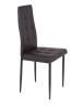 Стул С-1004 WINDY (BLACK PU) ноги черные